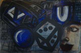 U-Bahn blau (Fuhr Ellen)