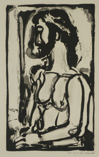 Ecce Homo aus der Serie Passion (Rouault Georges)
