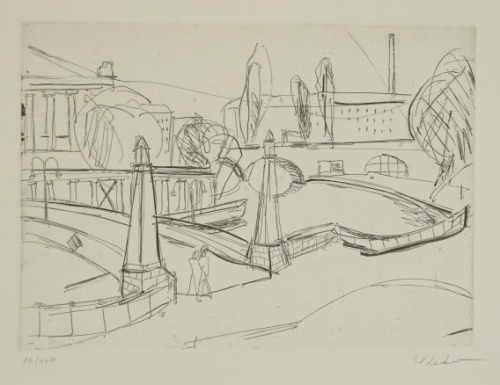 An der Nationalgalerie (Leber Wolfgang)