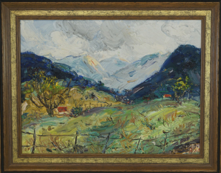 Gebirgslandschaft (Szpinger Alexander von)