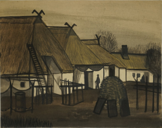 o.T. (Fischerdorf) Rückseite (Schroeder Ernst)