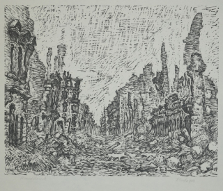 Das zerstörte Dresden, Matthildenstr. (Rudolph Wilhelm)