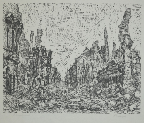 Das zerstörte Dresden, Matthildenstr. (Rudolph Wilhelm)