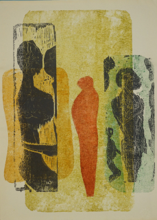 Glossen um eine Figur (Altenbourg Gerhard)