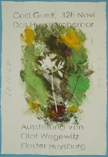 Plakat zur Ausstellung Kloster Huydburg (Wegewitz Olaf)