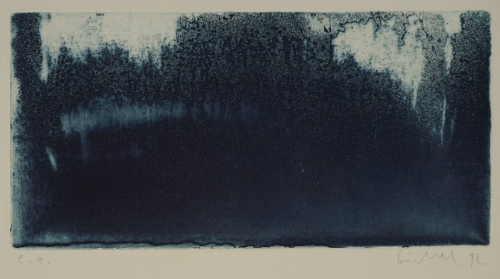 o.T. Blatt zur Radierplatte (Göschel Eberhard)