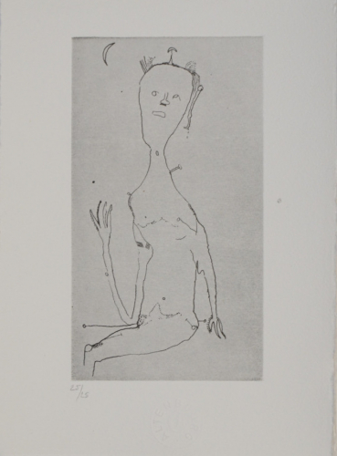 Die Schauspielerin   BL.1 (Altenbourg Gerhard)