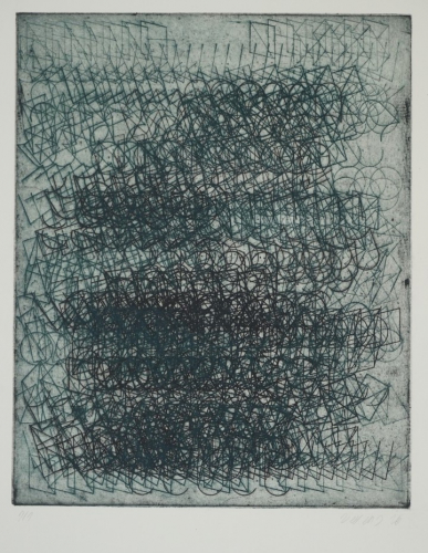 o.T. (blau) (Sievers Frank)