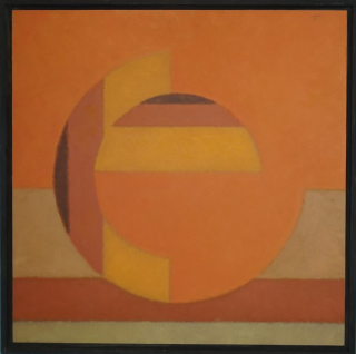 Geteilter Kreis - Orange (Albert Peter)