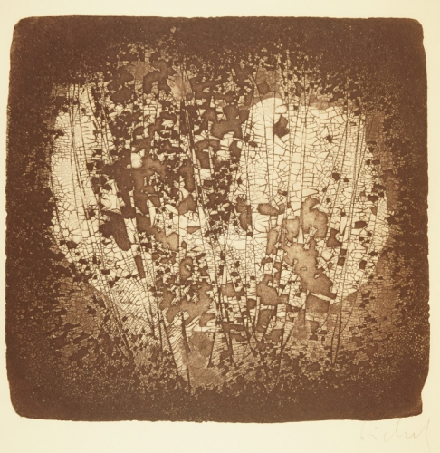 Bl. 4 o.T.  Gefaltet mit Gedicht (Göschel Eberhard)