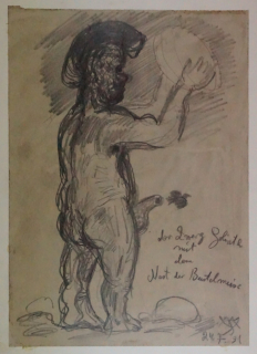 der Zwerg Goliath mit dem Nest der Beutelmeise (Graf Peter)