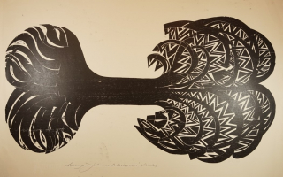 Hommage á Johannes R. Becher (Grieshaber HAP)
