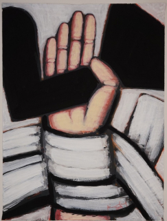 o.T. (Bandagierte Hand) (Grimmling Hans-Hendrik)