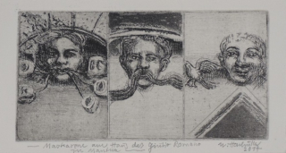 Maskarone am Haus des Giutio Romano zu Mantua (Hachulla Ulrich)