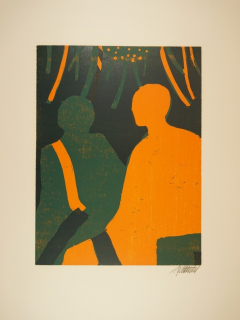 Gespräch im abendlichen Garten (Hammerstiel Robert)