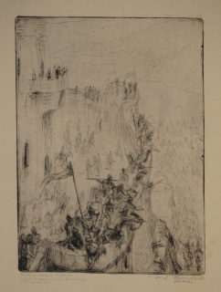 zu Macbeth 3. Aufzug (Hegenbarth Josef)