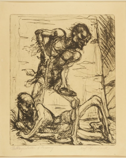 Bettlergestalten II. Fassung (Hegenbarth Josef)