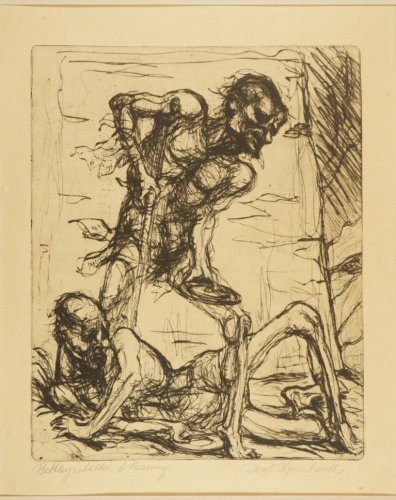 Bettlergestalten II. Fassung (Hegenbarth Josef)