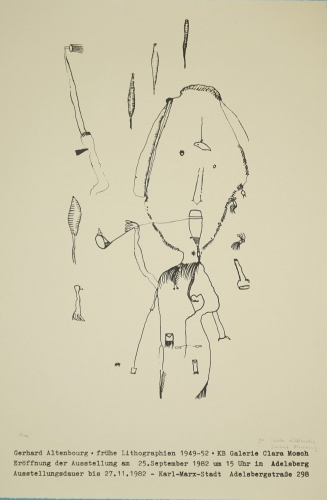 Ausstellungsplakat (Altenbourg Gerhard)