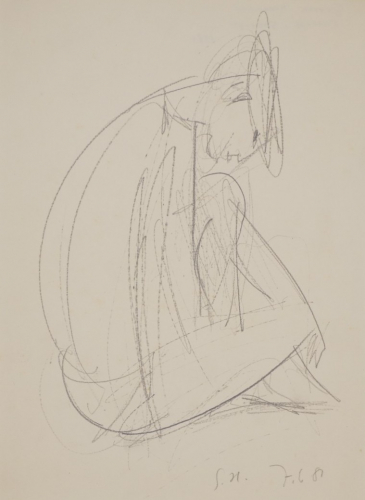 (Sitzende, gebeugt) (Herrmann Gunter)