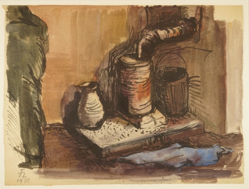Ölofen im Atelier Moritzburg (Heuer Joachim)