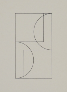 Zwei Quadrate und zwei Halbkreise  I (Bartnig Horst)