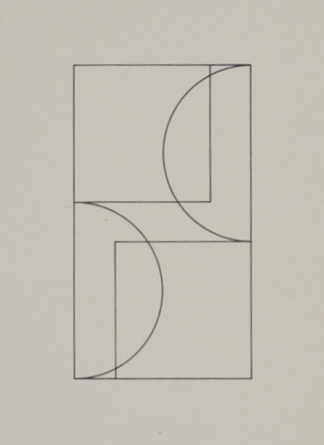 Zwei Quadrate und zwei Halbkreise  I (Bartnig Horst)