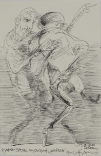 Groteske Szene, en passant, getänzelt (Hirsch Karl-Georg)