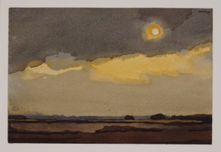 Himmel mit Sonne (Hund Hans-Peter)