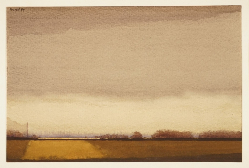 Ruhiger Himmel in Graustufungen (Hund Hans-Peter)