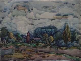 Landschaft (Hund Hans-Peter)