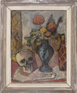 Stilleben mit Totenkopf (Jüchser Hans)