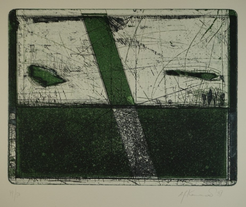 Bl.4 Landschaft mit Banderole (Kammerer Anton Paul)