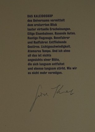 Bl.15 Das Kaleidoskop (Kunert Günter)