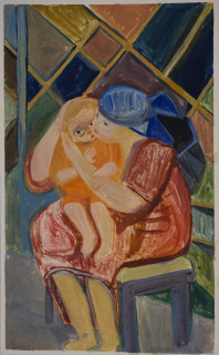 Mutter u. Kind II (Lachnit Max)