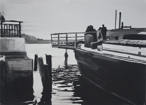 o.T. (Hafenlandschaft) (Lohse Jörg)