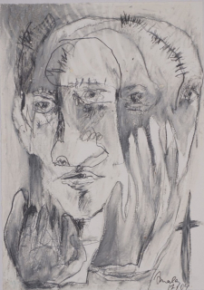 o.T. (Kopf) (Malan Arnaud)