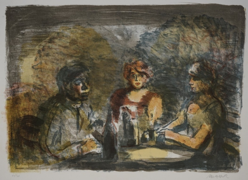 o.T. 3 Personen am Tisch (Metzkes Harald)