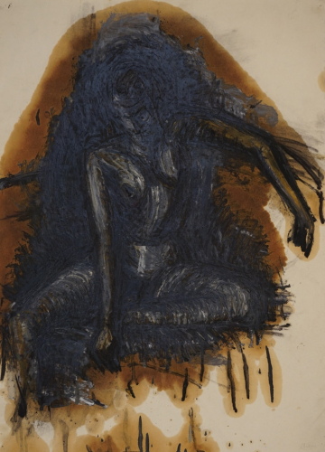 o.T. (Sitzender Akt) (Böhme Lothar)