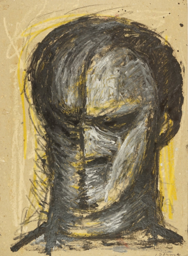 o.T. (Kopf) (Böhme Lothar)