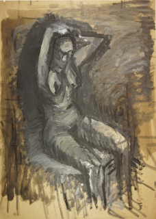 o.T. (Sitzender Akt) (Böhme Lothar)