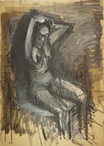 o.T. (Sitzender Akt) (Böhme Lothar)