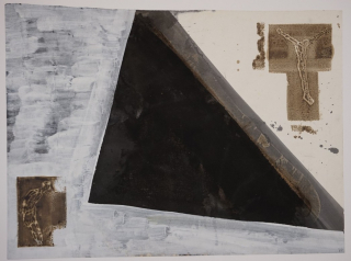 o.T. (schwarzes Dreieck) (Morgner Michael)