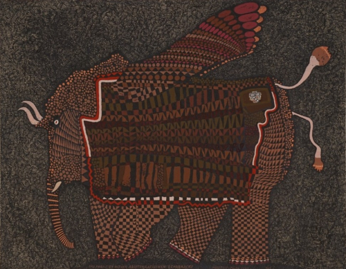 Das Fabeltier mit der aristokratischen Schabracke (Mörstedt Alfred Traugott)