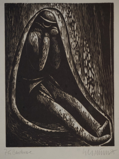 Soldat in Zeltplane zu Barbusse (Müller Gerhard Kurt)