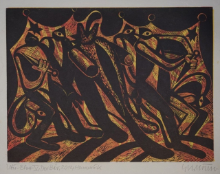 Ubu Blatt V Der Bär (Müller Gerhard Kurt)