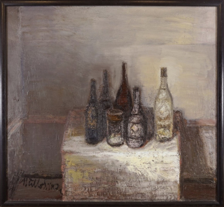 Stilleben mit Flasche (Müller-Simon Gerald)