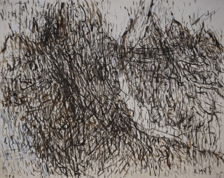 Landschaft mit Heupuppen (Münzner Karlheinz)