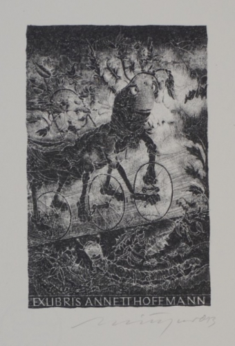 Exlibres Annett Hoffmann (Münzner Rolf)