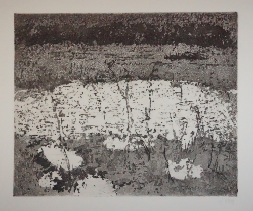 Boddenlandschaft im Winter     Bl.1 (Niemeyer-Holstein Otto)